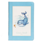 CSB Great and Small Bible, Red Letter, Imitation Leather, Blue