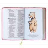 CSB Great and Small Bible, Red Letter, Imitation Leather, Pink