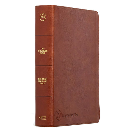 CSB Life Counsel Bible, Imitation Leather, Burnt Sienna