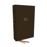 NKJV Reference Super Giant Print Bible Red Letter Idx Brown (Imitation Leather)