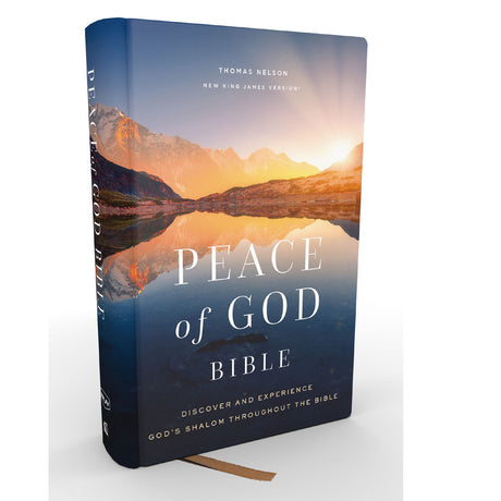 NKJV Hardcover Peace of God Bible Red Letter Comfort Print
