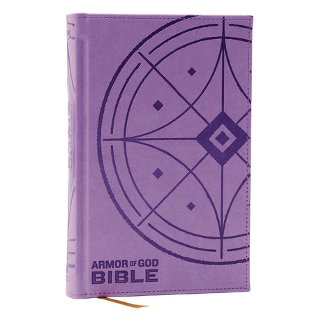 NKJV Purple Imitation Leather Armor of God Children’s Bible Comfort Print