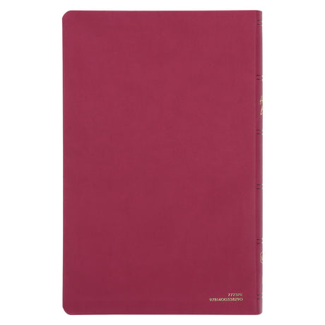KJV Pink Imitation Leather Value Ultra Thinline Bible Comfort Print