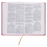KJV Pink Imitation Leather Value Ultra Thinline Bible Comfort Print