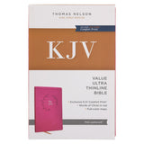 KJV Pink Imitation Leather Value Ultra Thinline Bible Comfort Print