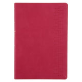 NKJV Pink Imitation Leather Student Study Bible Red Letter Comfort Print