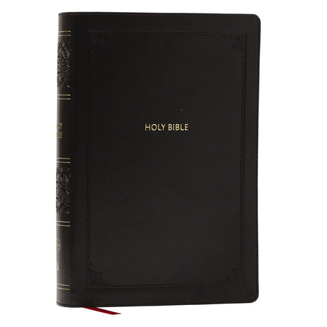 NKJV Black Imitation Leather End-of-Verse Reference Bible Comfort Giant Print