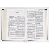 NKJV Black Imitation Leather End-of-Verse Reference Bible Comfort Giant Print