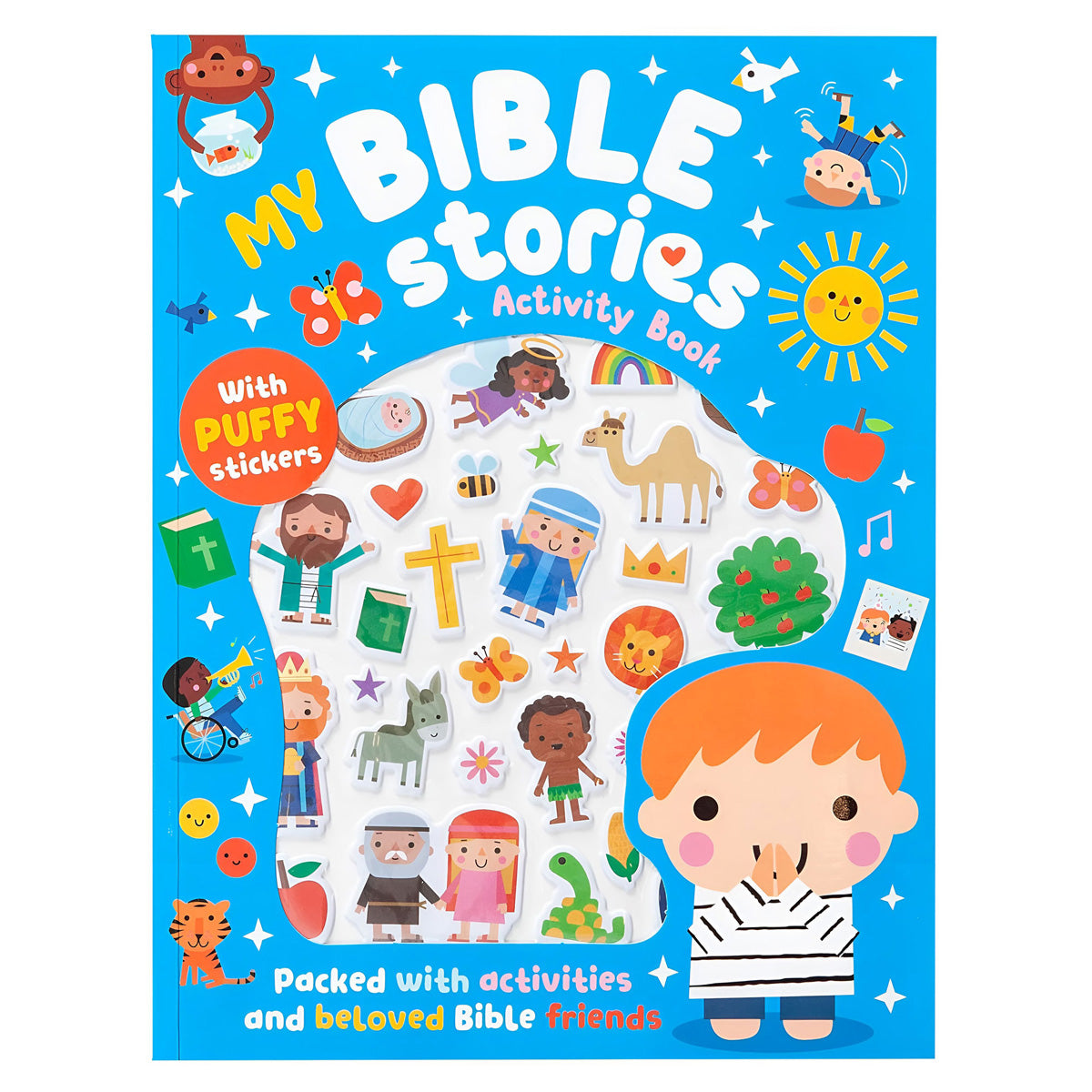 My Bible Stories Activity Book Blue (Paperback)