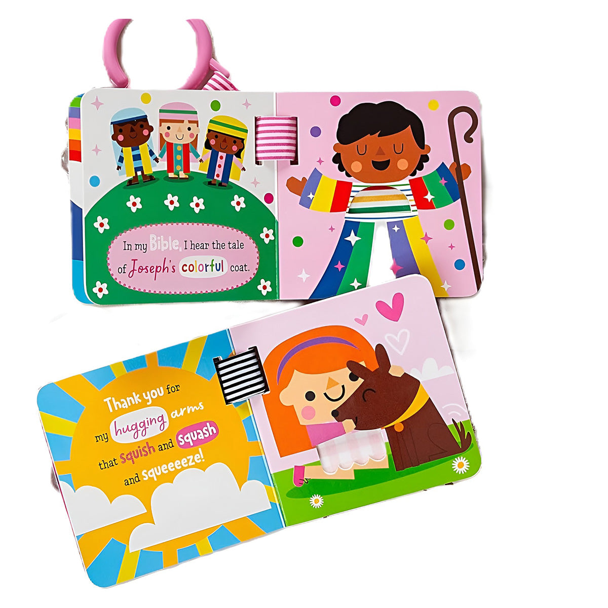 Shiny Vinyl Stroller Books Set Pink (Board Book)