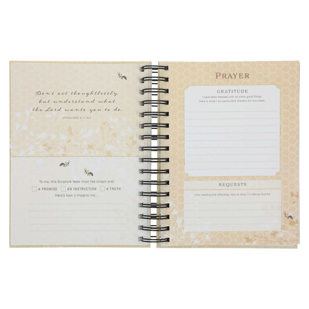 Sweeter than Honey: 52-Week Devotional Journal for Women (Spiral-Bound)