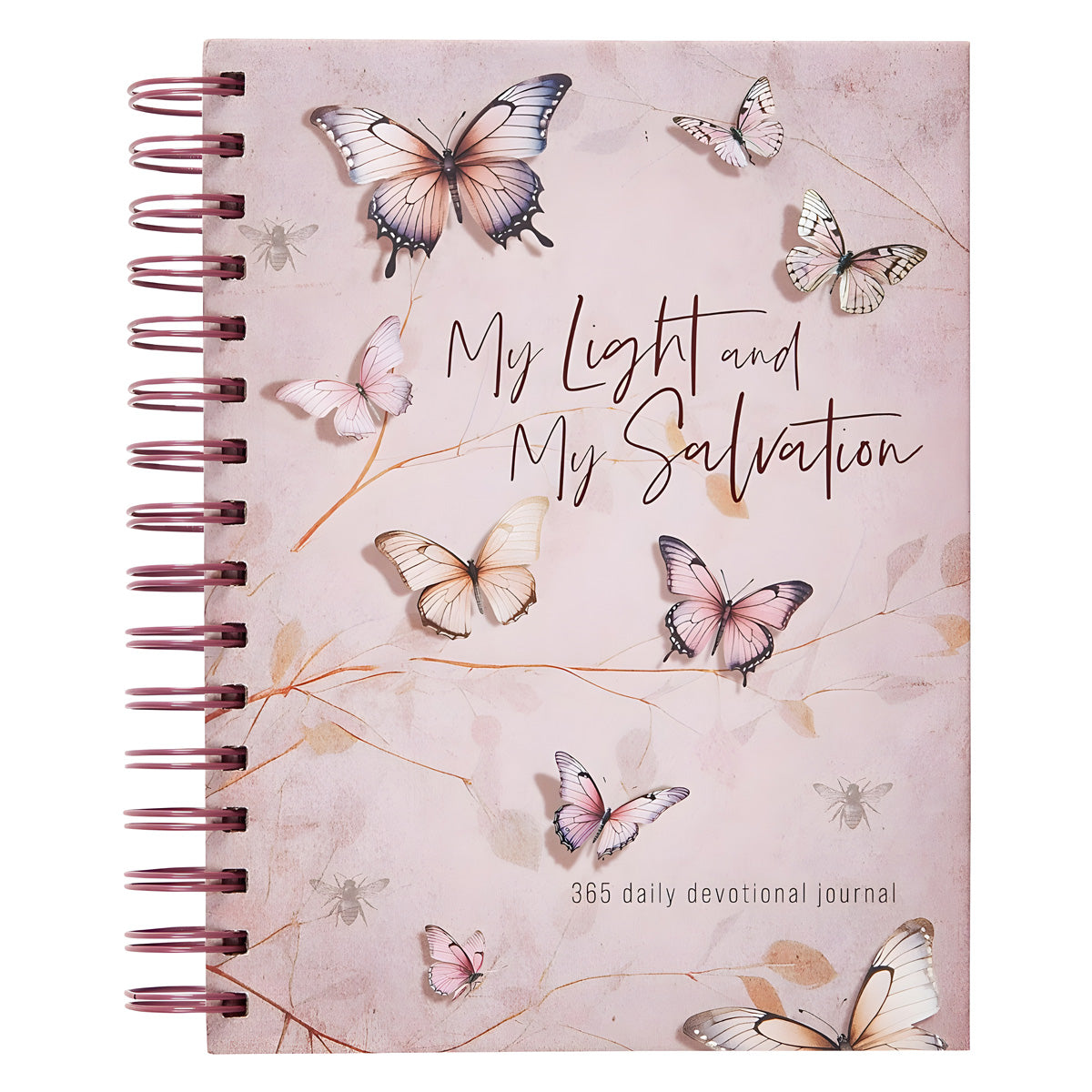 My Light and My Salvation: 365 Daily Devotional Journal (Spiral-Bound)