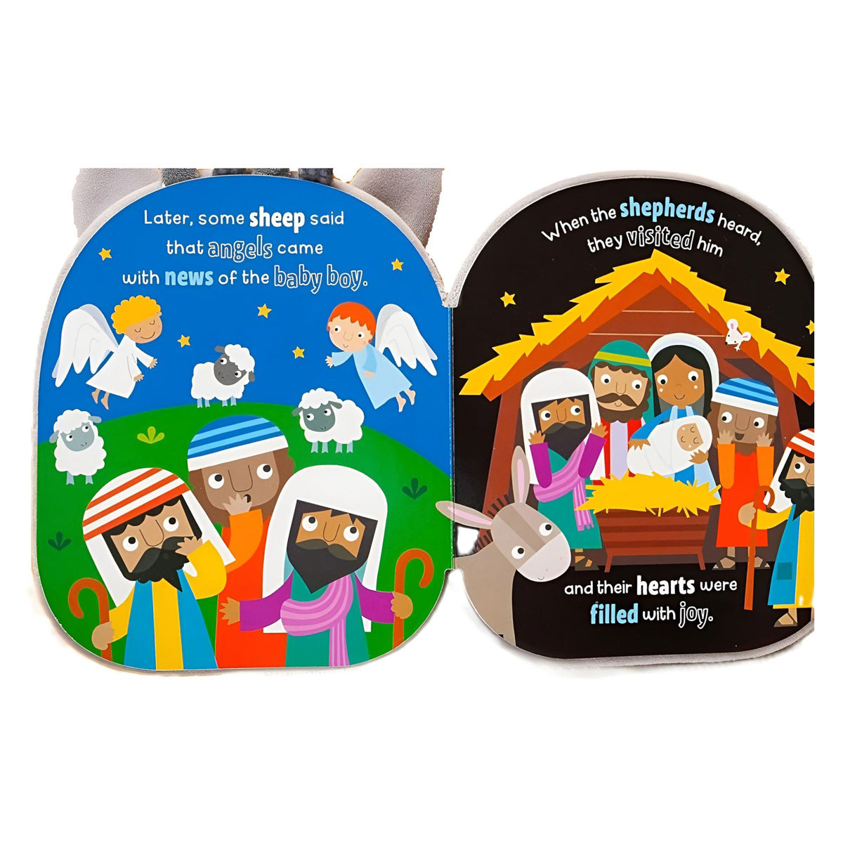 Squish and Snugg Little Donkey (Board Book with Plush Clover)