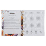 Bible Word Search Devotional: 100 Days of Kindness Large Print (Spiral-Bound)