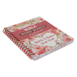Bible Word Search Devotional: Words to Warm Your Heart Large Print (Spiral-Bound)