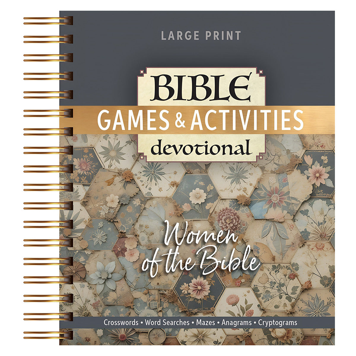 Women of the Bible: Bible Games & Activities Devotional Large Print (Spiral-Bound)