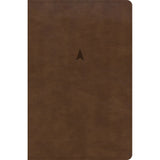 CSB Brown Imitation Leather Personal Size Bible Giant Print Indexed