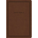 CSB Brown Imitation Leather Thinline Value Edition Bible Large Print