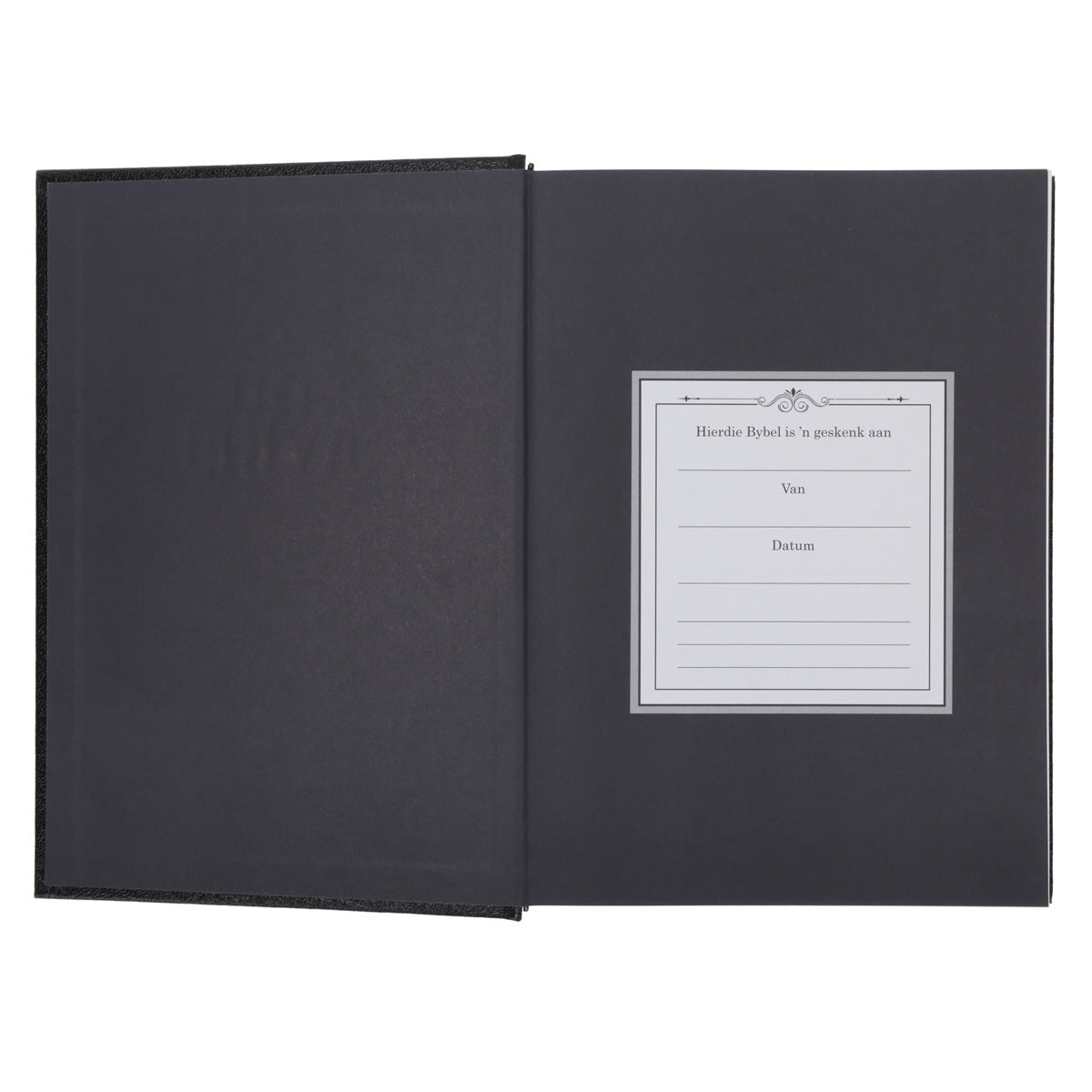 NLV Swart Hardeband Grootdruk Bybel