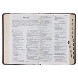 NLV Donkerbruin Kunsleer Toeligtingsbybel