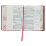 KJV Pink Faux Leather Hardcover My Creative Bible