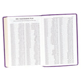 KJV Purple Faux Leather Super Giant Print Bible Red Letter