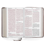 ESV Personal Size Bible, Large Print, Red Letter, Imitation Leather, Chestnut