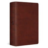 ESV Personal Size Bible, Large Print, Red Letter, Imitation Leather, Chestnut