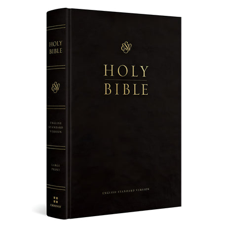 ESV Pew and Worship Bible, Large Print, Hardcover, Black
