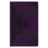 ESV Value Thinline Bible, Large Print, Imitation Leather, Lavender, Filigree Design