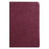 ESV Value Thinline Bible, Large Print, Imitation Leather, Raspberry, Floral Design
