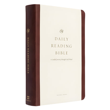 ESV Brown Imitation Leather Daily Reading Bible