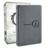 NLT Charcoal Imitation Leather Jesus-Centered Bible