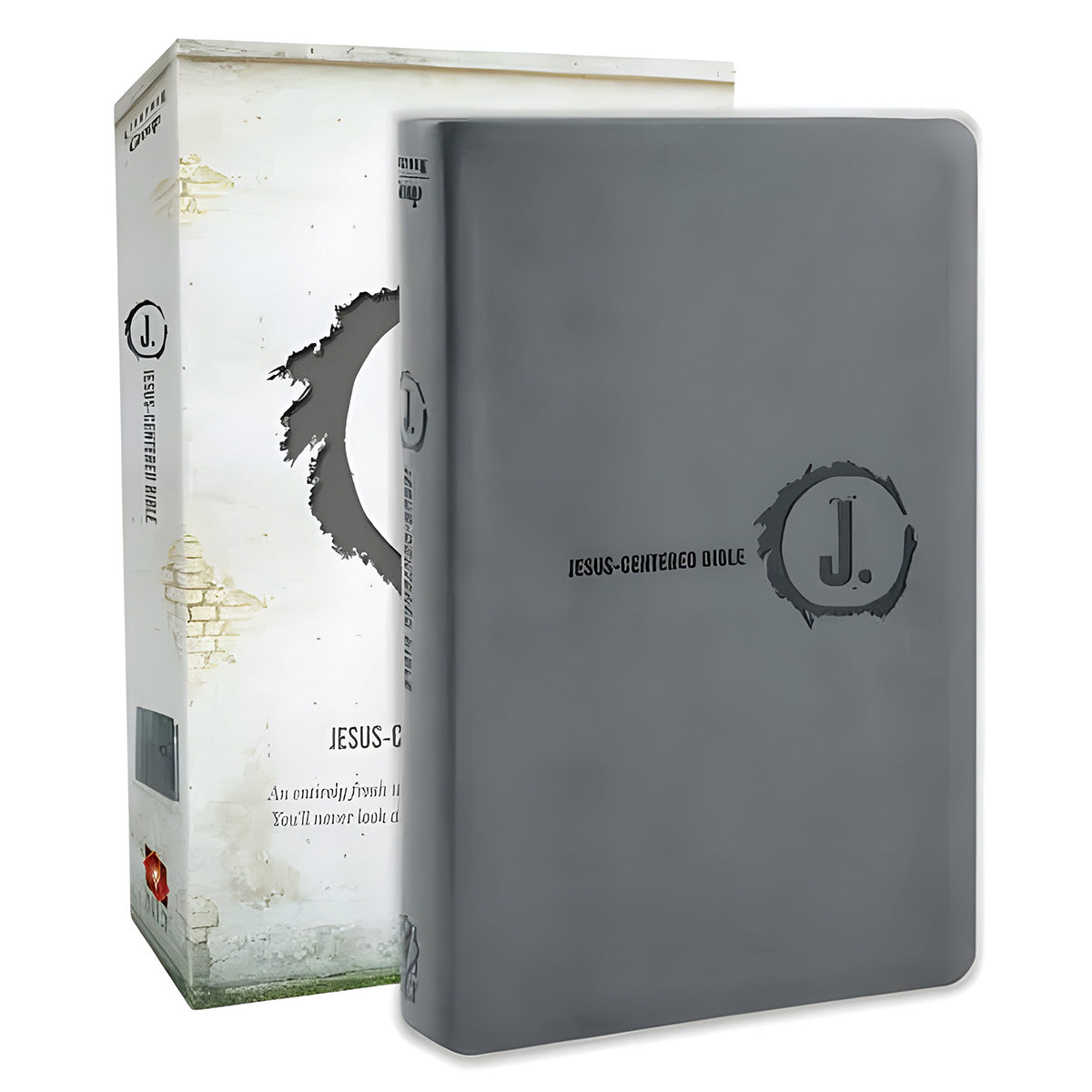 NLT Charcoal Imitation Leather Jesus-Centered Bible