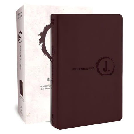 NLT Dark Brown Imitation Leather Jesus-Centered Bible