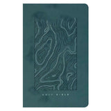 NLT Earthen Teal Blue Imitation Leather Filament Thinline Reference Bible