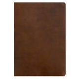 NLT Rustic Brown Imitation Leather Filament Personal Size Giant Print Bible