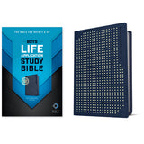 NLT Boys Life Application Study Bible, TuTone, Blue / Neon / Glow (Imitation Leather)