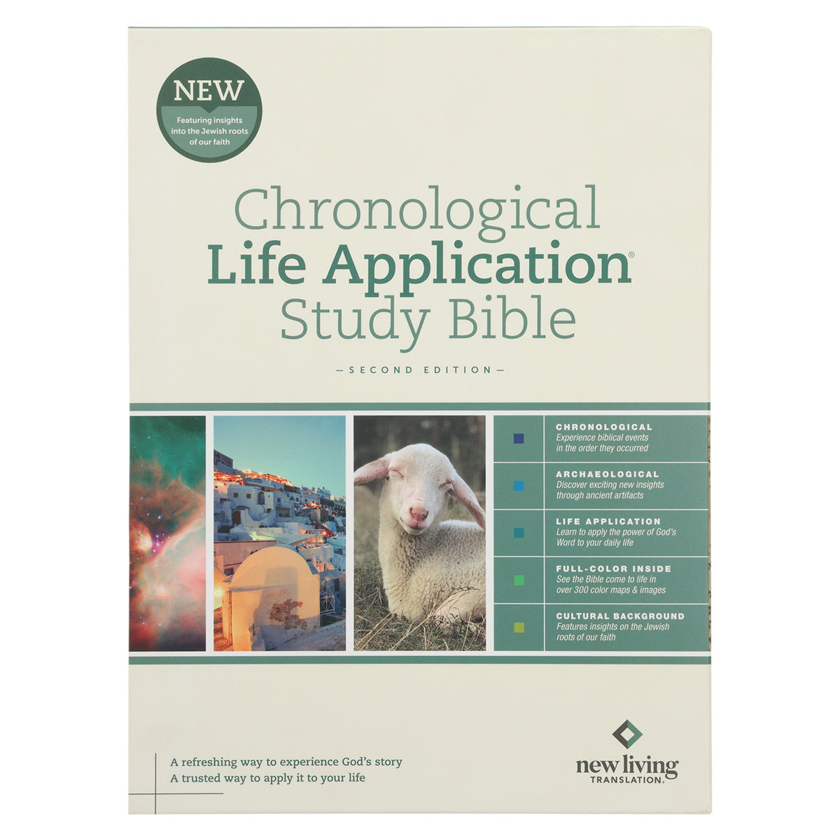 NLT Hardcover Chronological Life Application Study Bible Second Edition