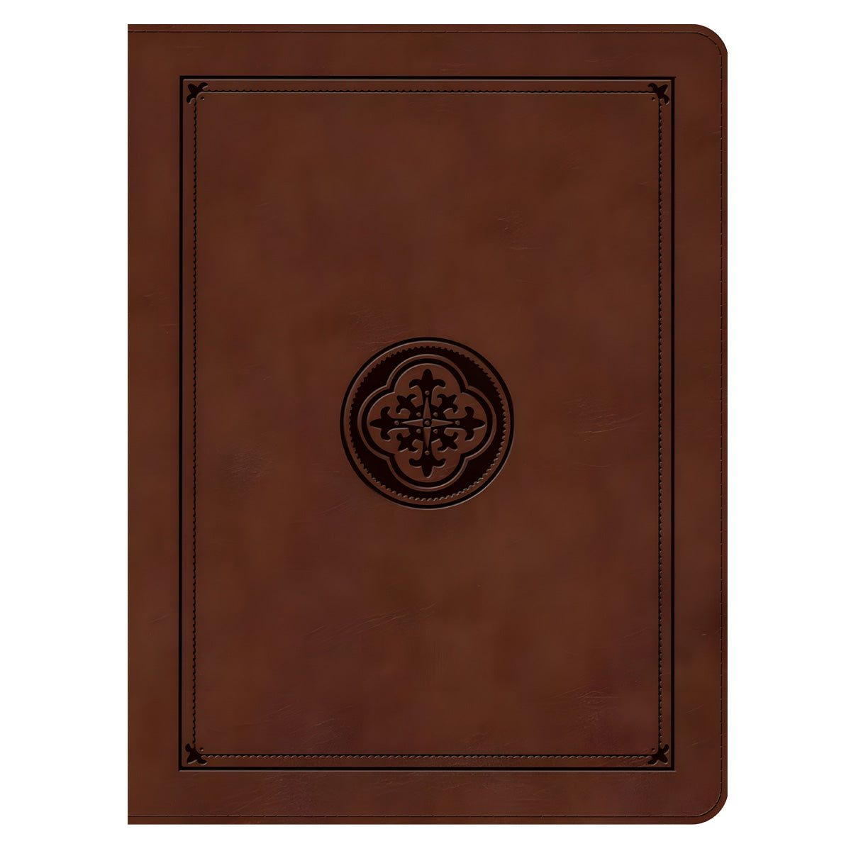 KJV Wide Margin Filament Bible, Red Letter, Imitation Leather, Dark Brown Medallion