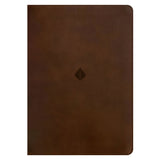 NLT Rustic Brown Leaf Imitation Leather 3rd Edition Life Application Study Bible Large Print