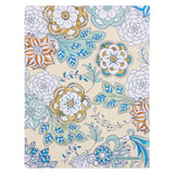 NLT Cream Floral Paperback Inspire Filament-Enabled Bible