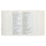 NLT Cream Floral Paperback Inspire Filament-Enabled Bible