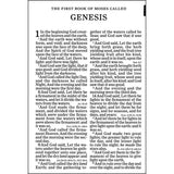 KJV Reference Bible Super Giant Print Indexed Black (Imitation Leather)