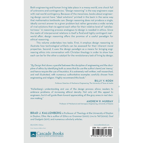 By Design: Ethics, Theology, And The Practice Of Engineering (Paperback)