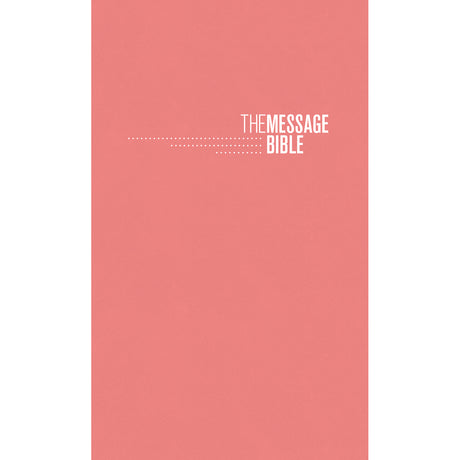 The Message Pink Imitation Leather Gift & Award Bible