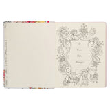 KJV White Floral Faux Leather Flexcover My Creative Bible