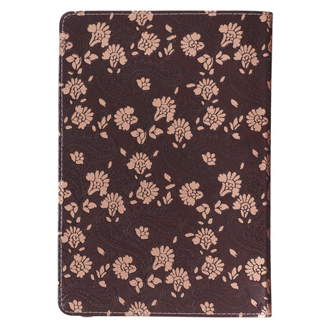 Pray Without Ceasing Faux Leather Journal With Zipped Closure - 1 Thessalonians 5:17