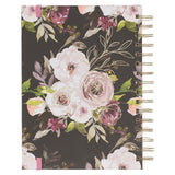 The Lord Is My Strength And My Shield Chunky Hardcover Wirebound Journal with Elastic Closure