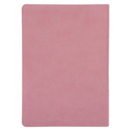 NLT Pink Flexcover Faux Leather Everyday Devotional Bible for Women